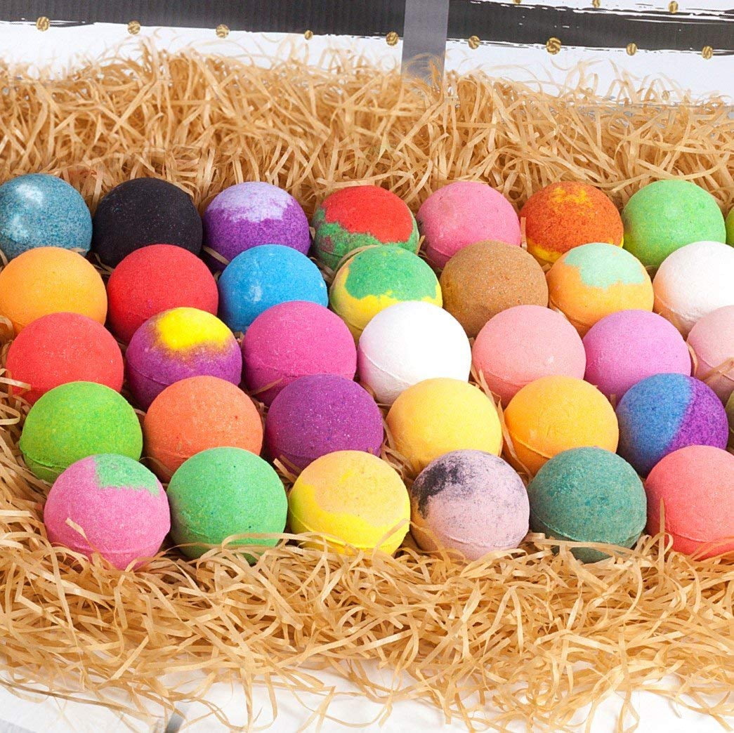 Purelis Natural Bath Bomb Gift Set for Kids; Women & Men