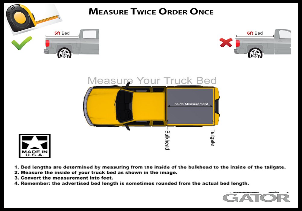 Gator Etx Tri Fold Fits 2016 2019 Toyota Tacoma 5 Ft Bed Only Tonneau Truck Bed Cover Made In The Usa 59409 Walmart Com Walmart Com