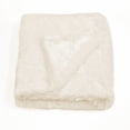 thumbnail image 6 of Home Soft Things Serengeti Double Sided Faux Fur Throw - Ivory - 50" x 70", 6 of 8