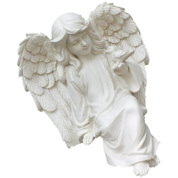 FRCOLOR Resin Angel Statue Small Angel Statue Figurine Decorative Angel Decoration Indoor Angel Sculpture
