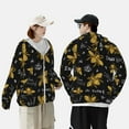 thumbnail image 6 of Xecao Hohey Bee Golden Embroidery for Sun Shirt-A lightweight, hoodie-style long-sleeve UV protection garment designed for other outdoor activities., 6 of 9