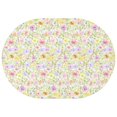 thumbnail image 1 of Oval Tablecloth Spring Floral Tablecloth,Oil Proof Spill Proof Polyester Table Cover for Rectangle Tables,Durable Tableclothes Thick Tablecloths for Camping Dining Buffet Parties, 1 of 1