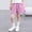 Pink, variant on OGLCCG Girls Athletic Shorts with Pockets Quick Dry Workout Running Volleyball Soccer Shorts Summer Wide Leg Gym Shorts 3-13 Years