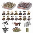 24pcs/batch WW2 Military Character WW2 Army Building Blocks Military ...