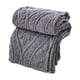 thumbnail image 2 of Manta de forro polar 200x150cm – microfibra súper suave, ligera y cálida, resistente al desvanecimiento, colcha acogedora para sofá o cama, todo estaño, verde/gris/rosa/café, 2 of 8