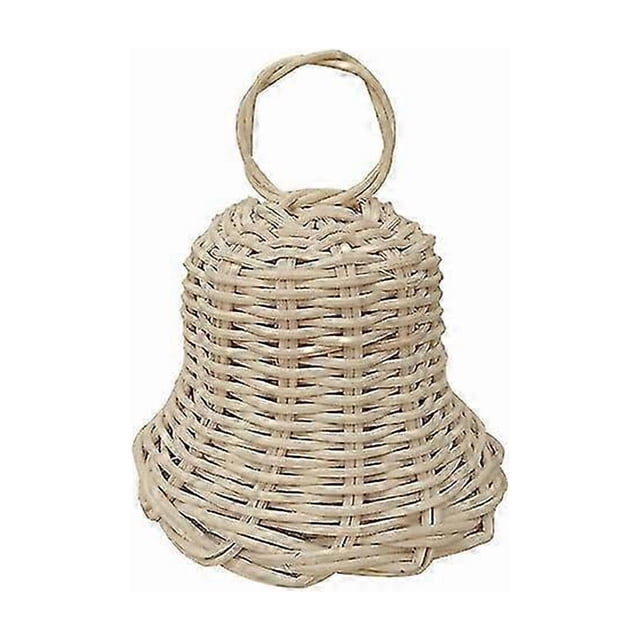 Christmas tree decorations Christmas wicker bells Christmas rattan decorations window pendants Christmas tree pendants 9.5*9CM