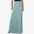 thumbnail image 5 of Women Flowy Swing Long Skirts Drawstring High Waist Maxi Skirt Summer Beach Pleated Casual Skirts, 5 of 7