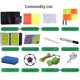 thumbnail image 5 of Bolsa para árbitro de fútbol, juego de silbato, tarjetas y monedas, kit de bandera para árbitro de fútbol profesional, equipo de entrenamiento deportivo, 5 of 5