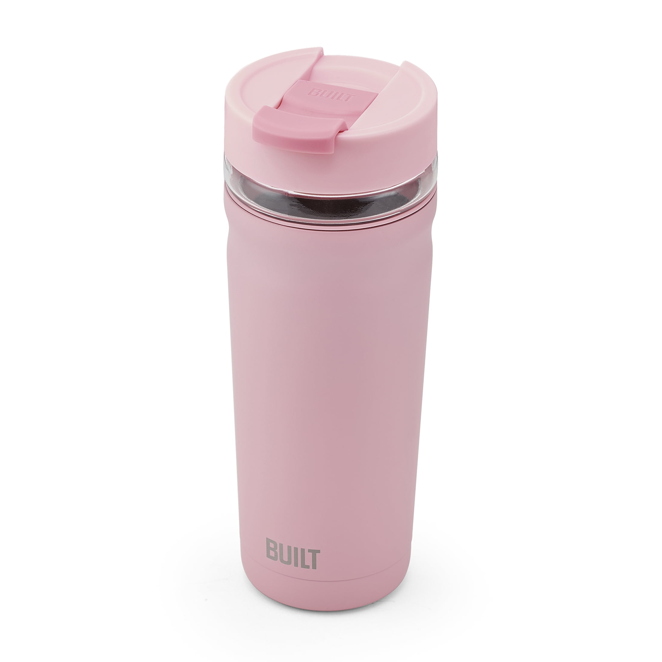 Built 20 oz Dusty Rose Insulated Stainless Steel Tumbler with Glass Interior