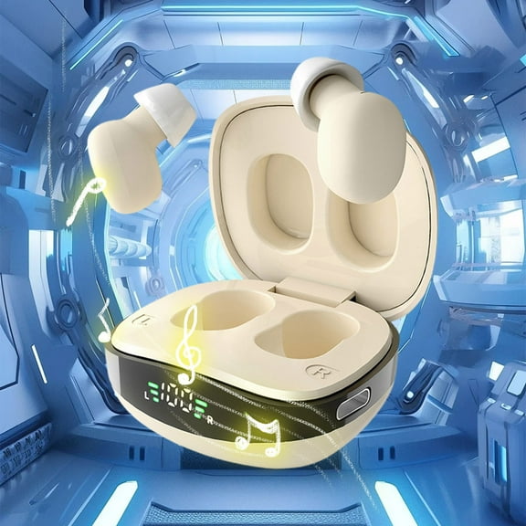 Sentdream Translation Headphones,Sentdream Translator,Sentdream Ai Earbuds,Hy-T26 Earphone Wireless Bluetooth,Hanging Bluetooth 5.4 Earphones,Open Ear Headset Ball,Supports Different Languages(Khaki)