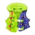 thumbnail image 2 of Chaleco De Natación Inflable Para Niños Y Niñas, Flotabilidad Para Kayak, Deportes Acuáticos, Navegación, Verde Y Azul azul verde, 2 of 8