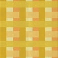 thumbnail image 1 of Ahgly Company Indoor Square Patterned Bright Gold Yellow Area Rugs, 8' Square, 1 of 6