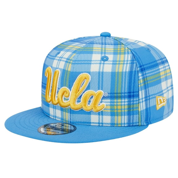 Men's New Era Blue UCLA Bruins Plaid 9FIFTY Snapback Hat