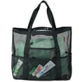 thumbnail image 1 of Muyoka Bolsa de playa de malla 600D Bolsa de malla de tela Oxford Bolsa de mano de playa Bolsa de almacenamiento con bolsillo Bolsa de playa de malla grande para viajes Vacaciones en la playa Muyoka Hogar, 1 of 7