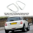 thumbnail image 4 of Yeacher Tail Light Lamp Trim Ring 2pcs Replacement for BMW Mini Cooper R56 R57 R58, 4 of 8