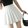 thumbnail image 2 of Kmbangi Women High-Waist Half-Dress A-Line Fall Spring Girl Warm Skirt, 2 of 6