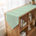 thumbnail image 4 of Light Green Table Runner Linen Burlap Table Runner 72 Inches Long Rustic Farmhouse Solid Color Dresser Scarves for Kitchen Island Coffee Dining Room Party Wedding Banquet Holiday Decoration 14"x72", 4 of 8