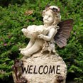 thumbnail image 3 of Estatuil Decorativa Hecha A Mano Del Jardín Del Hogar De Estatua s De Flor Del Vintage De Resina Sunnimix Estatua de hadas de flores, 3 of 8