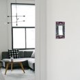thumbnail image 6 of WIRESTER 1-Gang Decorator Light Switch Plate/Wall Plate Cover, Bohemian Blue Mandala Wood Look, 6 of 6