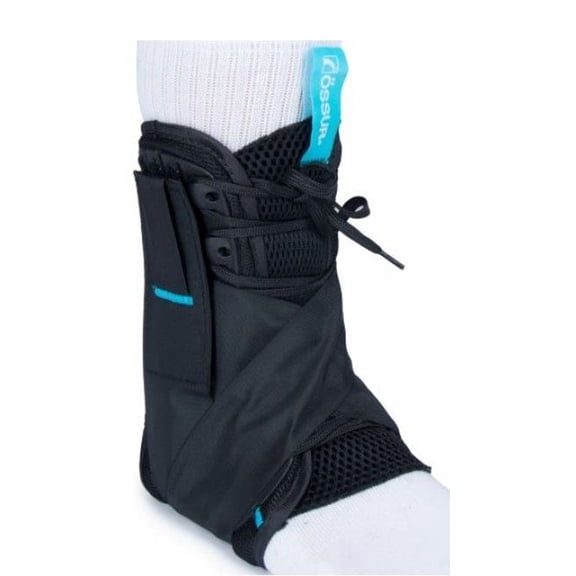 Ossur FormFit Black Ankle Brace with Figure 8 Lace Up for Either Foot
