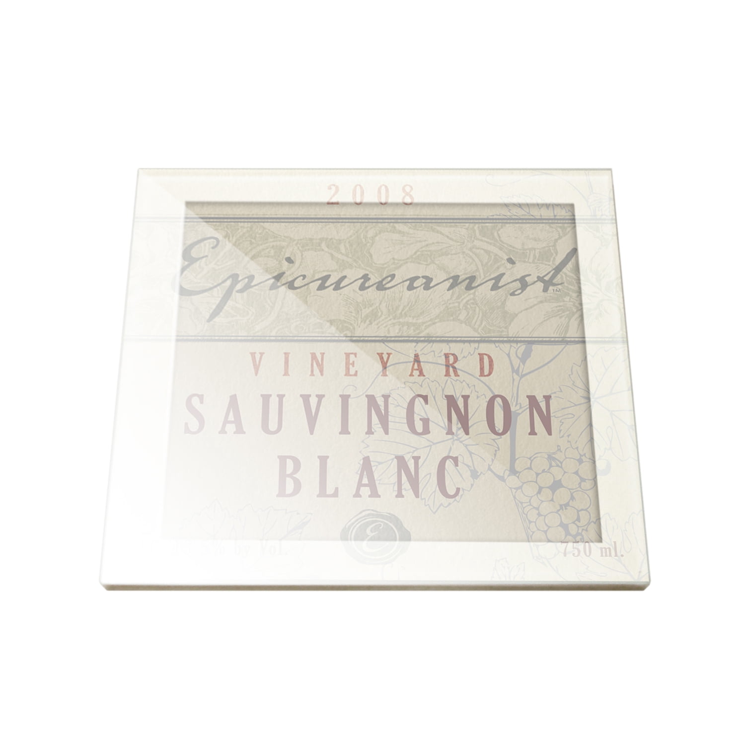 Epicureanist Wine Label Coasters