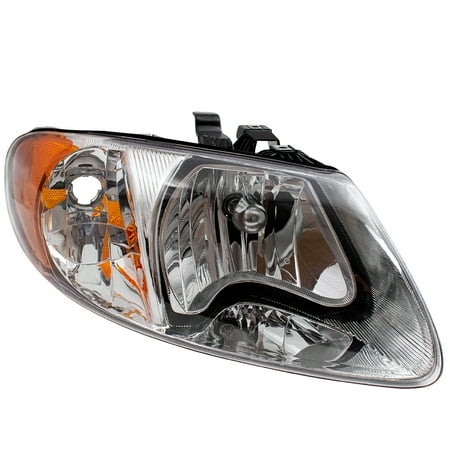 Voyager Headlight Set - BROCK Headlight Headlamp Passenger Replacement for 01-07 Dodge Caravan Chrysler Town & Country Voyager Van 113