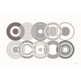 thumbnail image 3 of Pela 24x17 Black Modern Framed Museum Art Print Titled - Deco Retro grey I, 3 of 5
