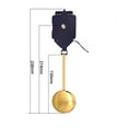 thumbnail image 5 of Kit De Péndulo De Cuarzo Carillón Caja De Música Reloj Kit Diy Reloj Conjunto Para El Hogar Speravity HA020486-00, 5 of 5