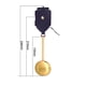 thumbnail image 5 of Kit De Péndulo De Cuarzo Carillón Caja De Música Reloj Kit Diy Reloj Conjunto Para El Hogar Speravity HA020486-00, 5 of 5