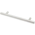 thumbnail image 2 of Bar Cabinet Pull, 128 Millimeters, 188mm Overall Length, Satin Stainless Steel by Stone Harbor Hardware, 2 of 4