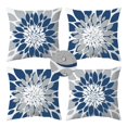 thumbnail image 1 of Fundas de Almohada para Exteriores Qahing Impermeables 45x45cm Azul Gris x4, 1 of 8