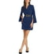 thumbnail image 2 of INSPIRE CHIC Vestidos de Trabajo para Mujeres con Mangas Cortadas, Vestido Blazer Doble Abotonado con Cinturón en Azul Oscuro Talla S, 2 of 5