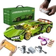 thumbnail image 6 of Remote control racing building block assembly supercar remote control and APP control, with LED light 1:14, 6 of 6