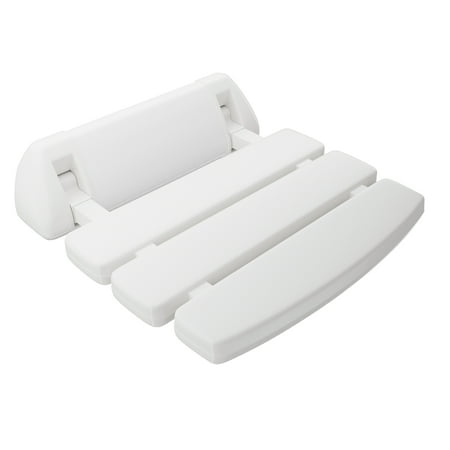 STEAMSPA Wall Mounted Folding Shower Seat, 13.78 in., Adult