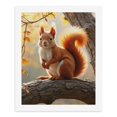 thumbnail image 5 of Paint By Numbers Kit for Adults Beginner - DIY Autumn Squirrel On Tree Branch Canvas Painting Kits for Adults, Frameless Paint By Number for Adults for Home Wall Decor 16x20 Inch, 5 of 7
