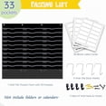 thumbnail image 4 of Organizador de archivos de pared para colgar de 33 bolsillos para papel legal/carta, organizador sobre la puerta, para aula, oficina, almacén, uso en el, 4 of 4