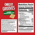 thumbnail image 3 of Cheez-It Grooves Crunchy Cheese Crackers, Snack Crackers, Lunch Snacks, Sharp White Cheddar, 9Oz Box (1 Box) - Pack Of 3 & Lotus Biscoff Cookie - 0.2 Oz - 1 ct, 3 of 5