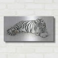 thumbnail image 3 of Luxe Metal Art 'Siberian Tiger' by Jan Henderson, Metal Wall Art, 24"x12", 3 of 7