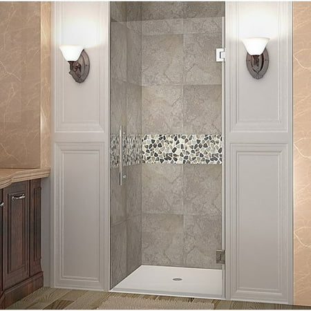 Aston Cascadia 26 X 72 Hinged Completely Frameless Single Panel Shower Door