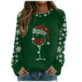 thumbnail image 1 of Womens Sweatshirt Oversized Sweatshirts Crewneck Long Sleeve Pullover, 1 of 4