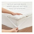Twin XL Cooling Ultra Loft Down Alternative Mattress Pad Topper White