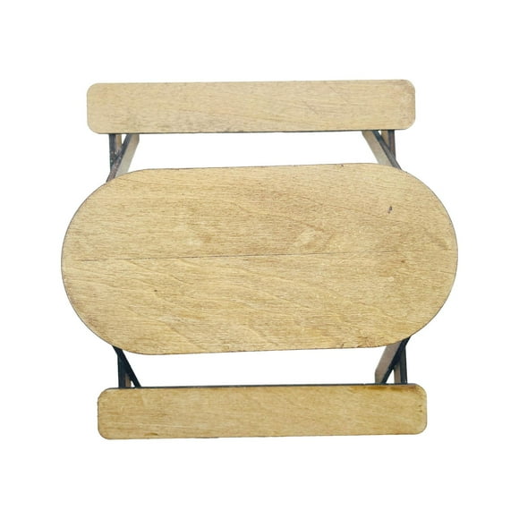 Bunblic Dollhouse Miniature Picnic Tables 1:12 Table for Diorama Dollhouse Decoration