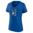 thumbnail image 2 of Men's Blue Dallas Mavericks Pick & Roll Coverage V-Neck T-Shirt, 2 of 3