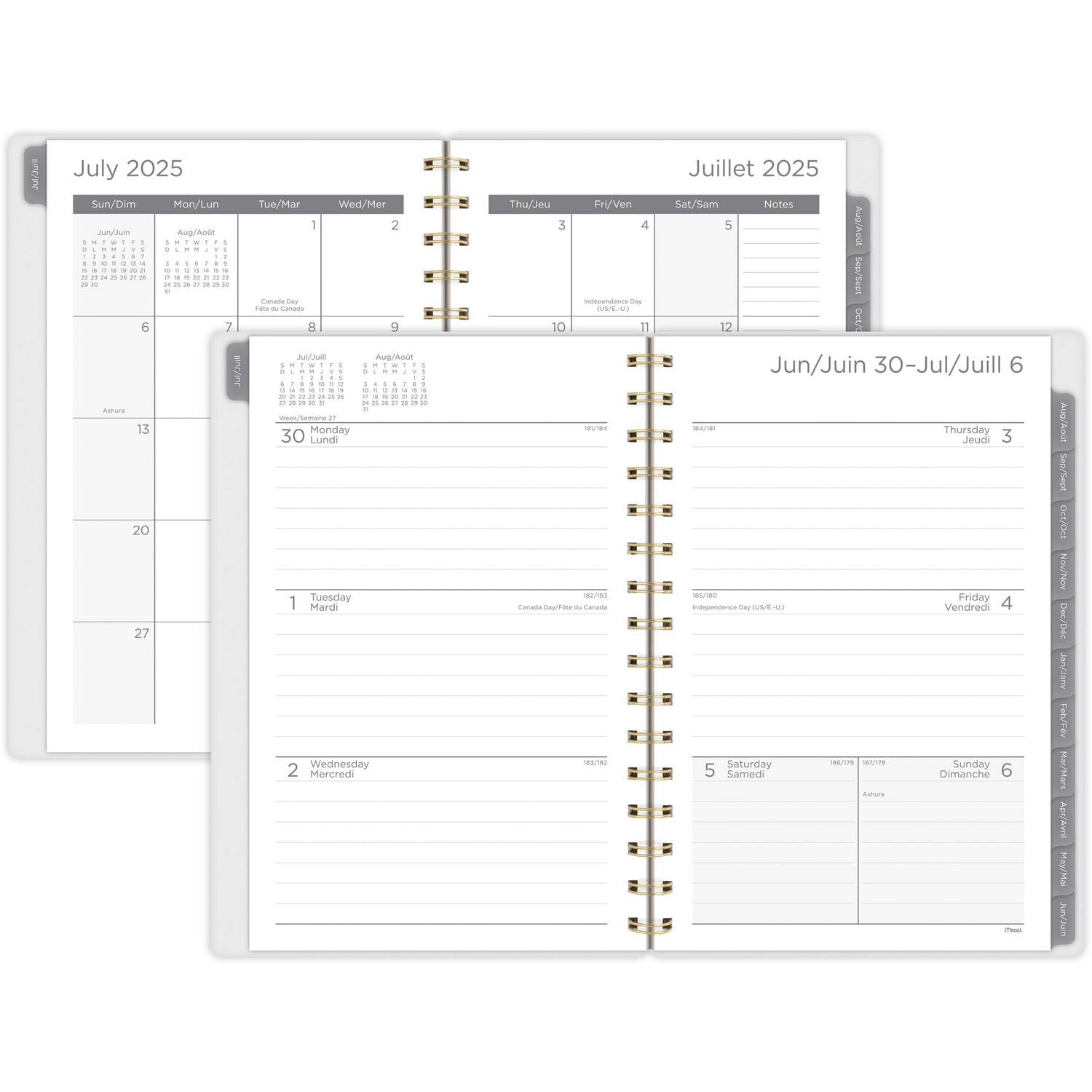 2025-2026 Mead® Honey Bee Small Weekly Academic Year Planner