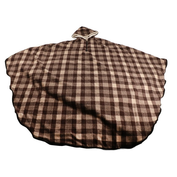 Wheelchair Hooded Shawl, Thickened Winter Blanket for Elderly and Patients