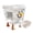 Yellow Nose, variant on 100oz Pet Water Dispenser with Large Capacity, No Electricity Required Automatic Water Filling with Dust Cover for Kittens, Puppies & Small Pets