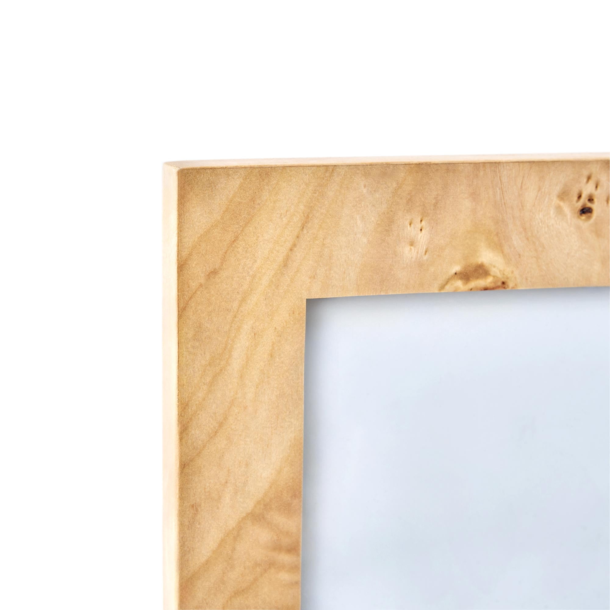 Beautiful 8x10 Burl Wood Photo Frame by Drew Barrymore – Elegant Natural Bohemian Wood Design, Natural Wood Rectangular Picture Frame for Tabletop, Fits 8x10 Photos