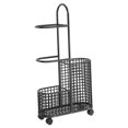 thumbnail image 4 of Siruishop Garage Ball Storage Cart Corner Shelf Fitness Yoga Mat Storage Rack for Club Black, 4 of 8