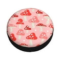 thumbnail image 3 of Balery Cute Mushroom1tire Cover Waterproof Dust-Proof, Universal Spare Wheel Tire Cover For Trailer, Rv, Suv Truck And Vehicle Camper Accessories-15 Inch, 3 of 9