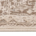 thumbnail image 3 of Luxee Designs Alpine 5x7 Area Rug, Low Pile Stain Resistance Medallion Rugs for Living Room, Dining Room, Bedroom, Kitchen, Office - Light Cream, 3 of 9